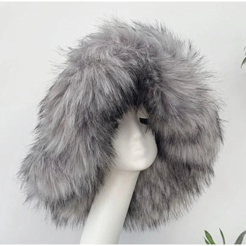 Fashionable Fur Bucket Hats