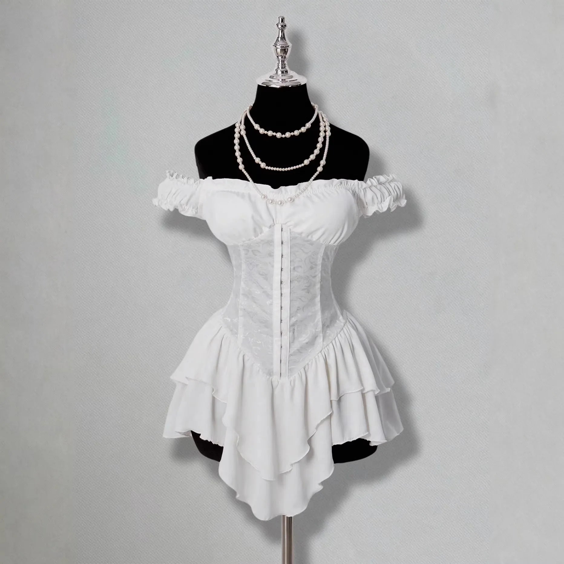 Cute Queen Style Short Dress