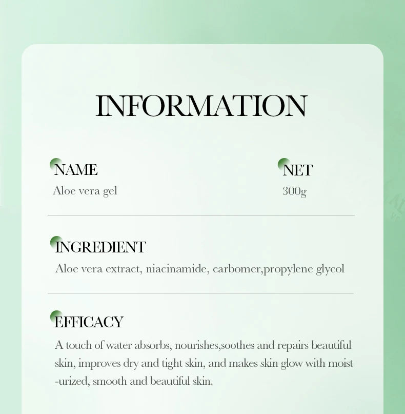 BIOAQUA Moisturizing and Soothing Aloe Vera Gel