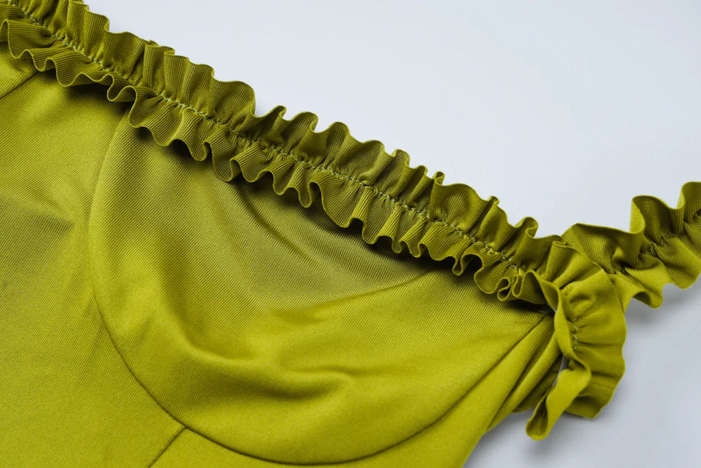 Strap Ruffle Dress