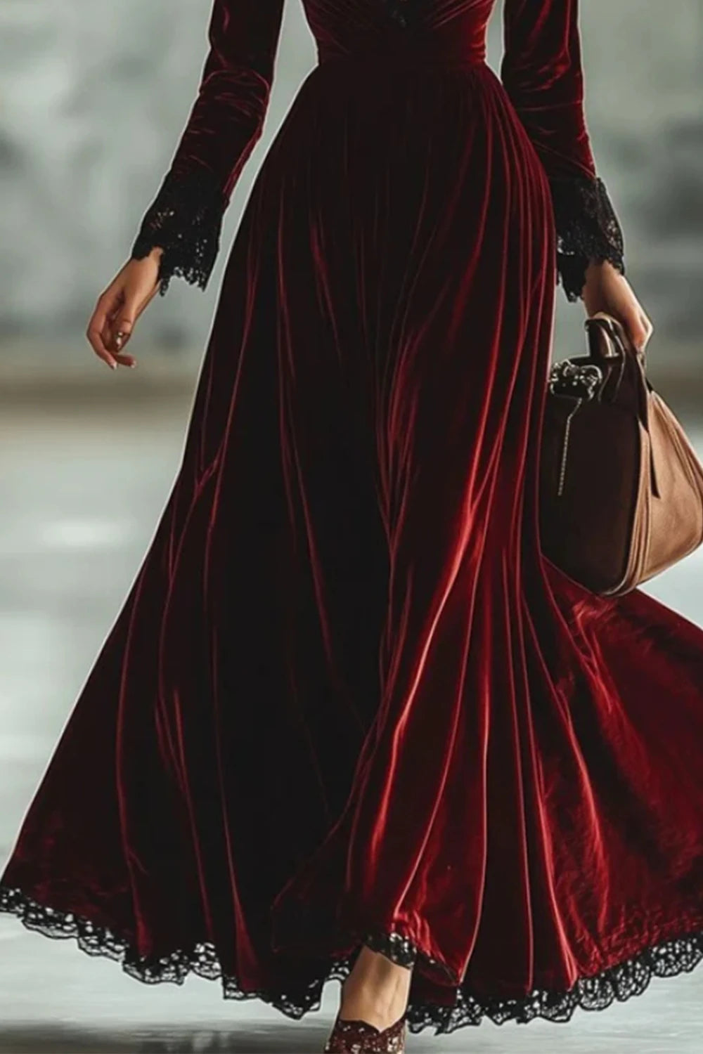Elegant Velvet Dress