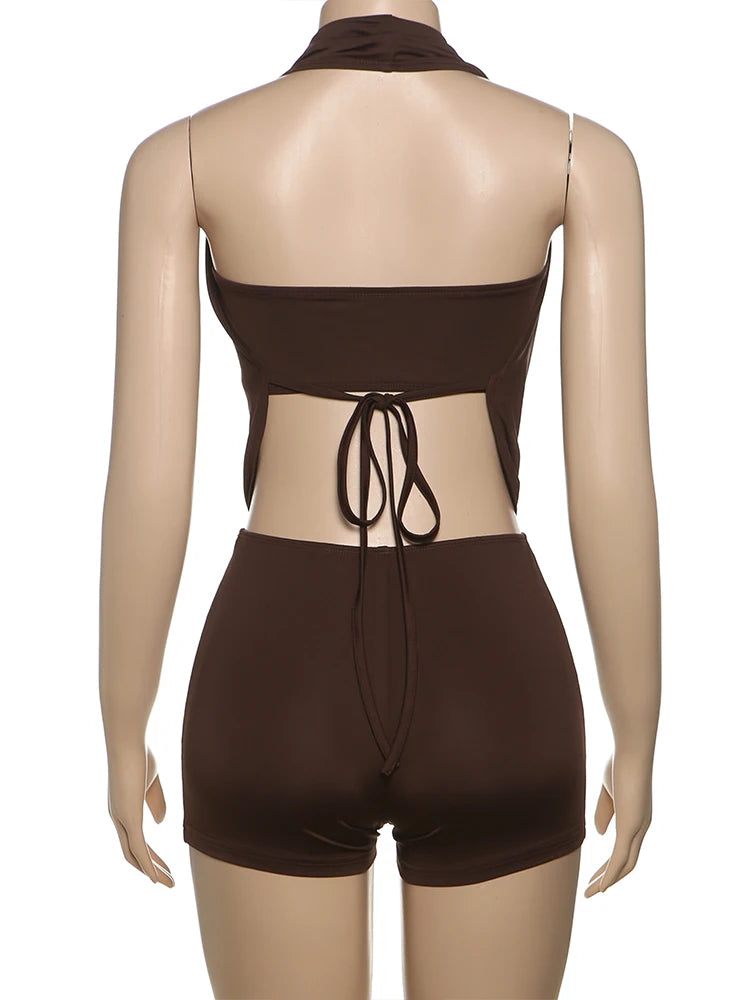 Summer Swinging Slim Romper