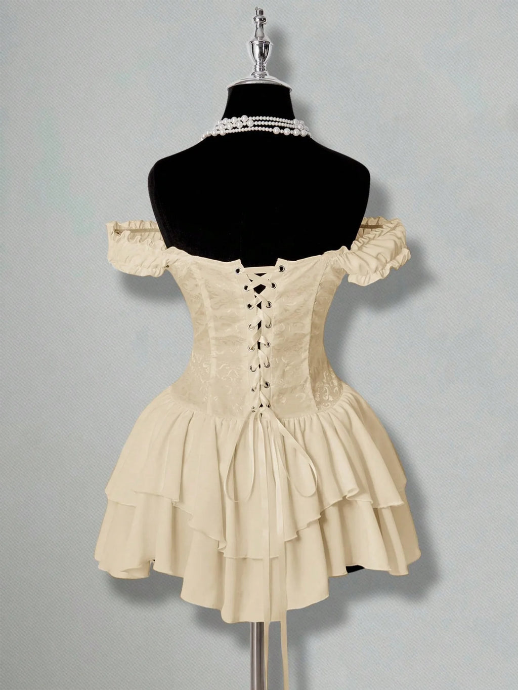 Cute Queen Style Short Dress