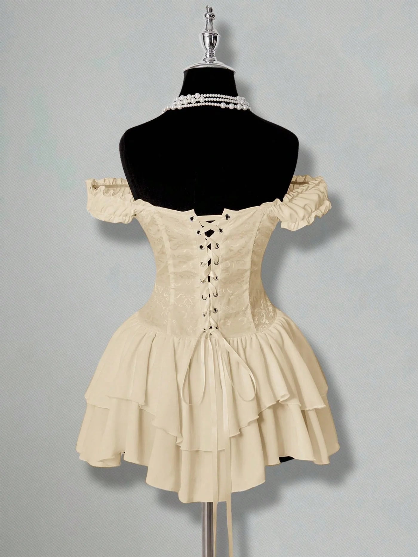 Cute Queen Style Short Dress