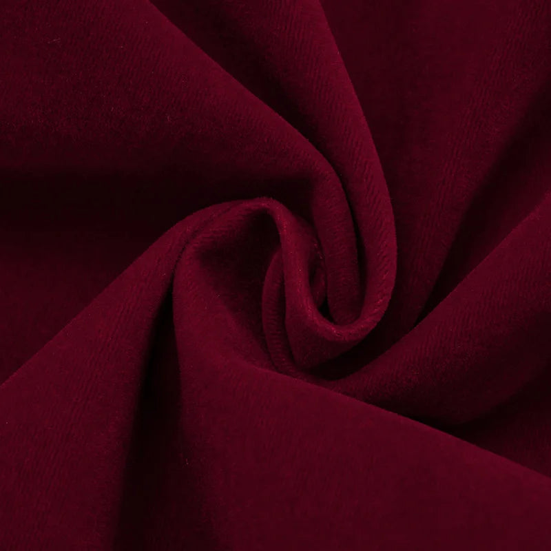 Elegant Draped Velvet Dress
