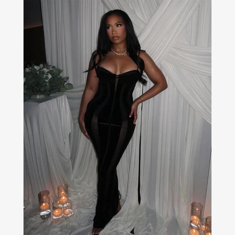 Black Velvet Dress