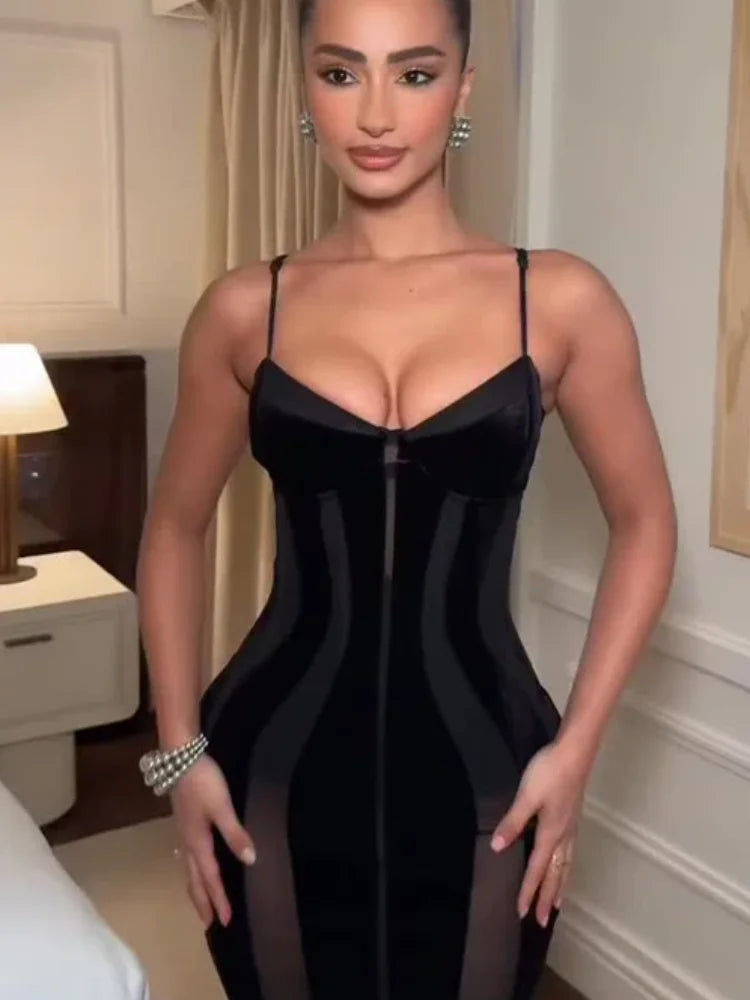Black Velvet Dress