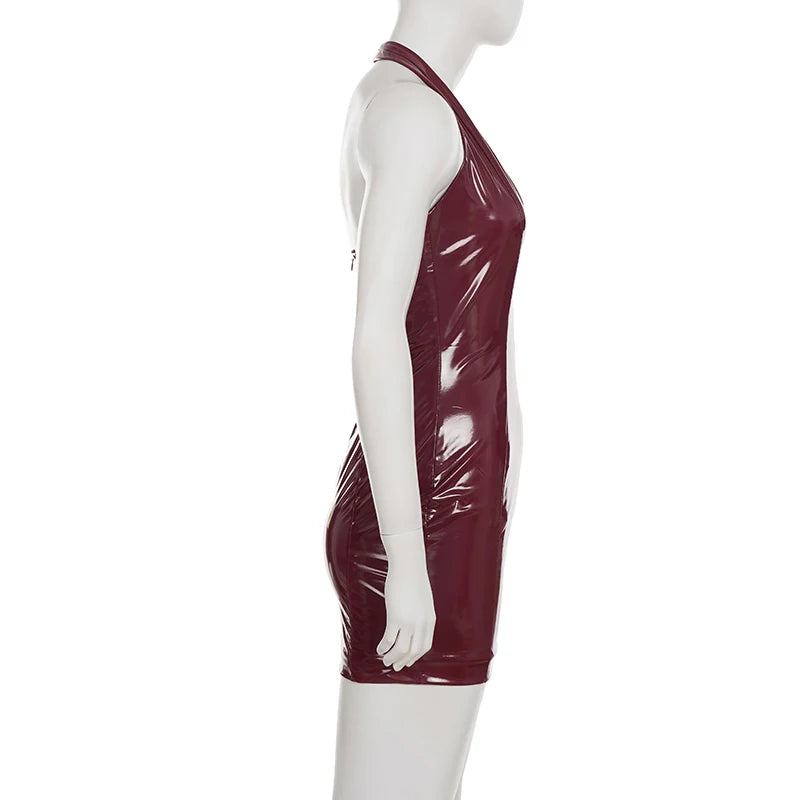 Leather Bodycon Dress