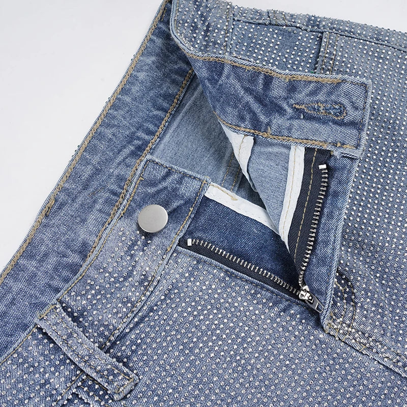 Sparkle Glam Rhinestone Shorts