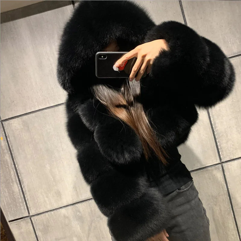 Fashionable Fur Winter Coat