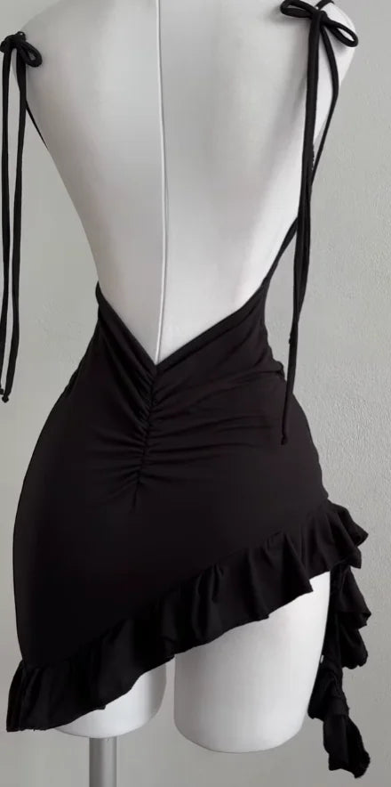 Sexy Backless Spicy Girl's Dress