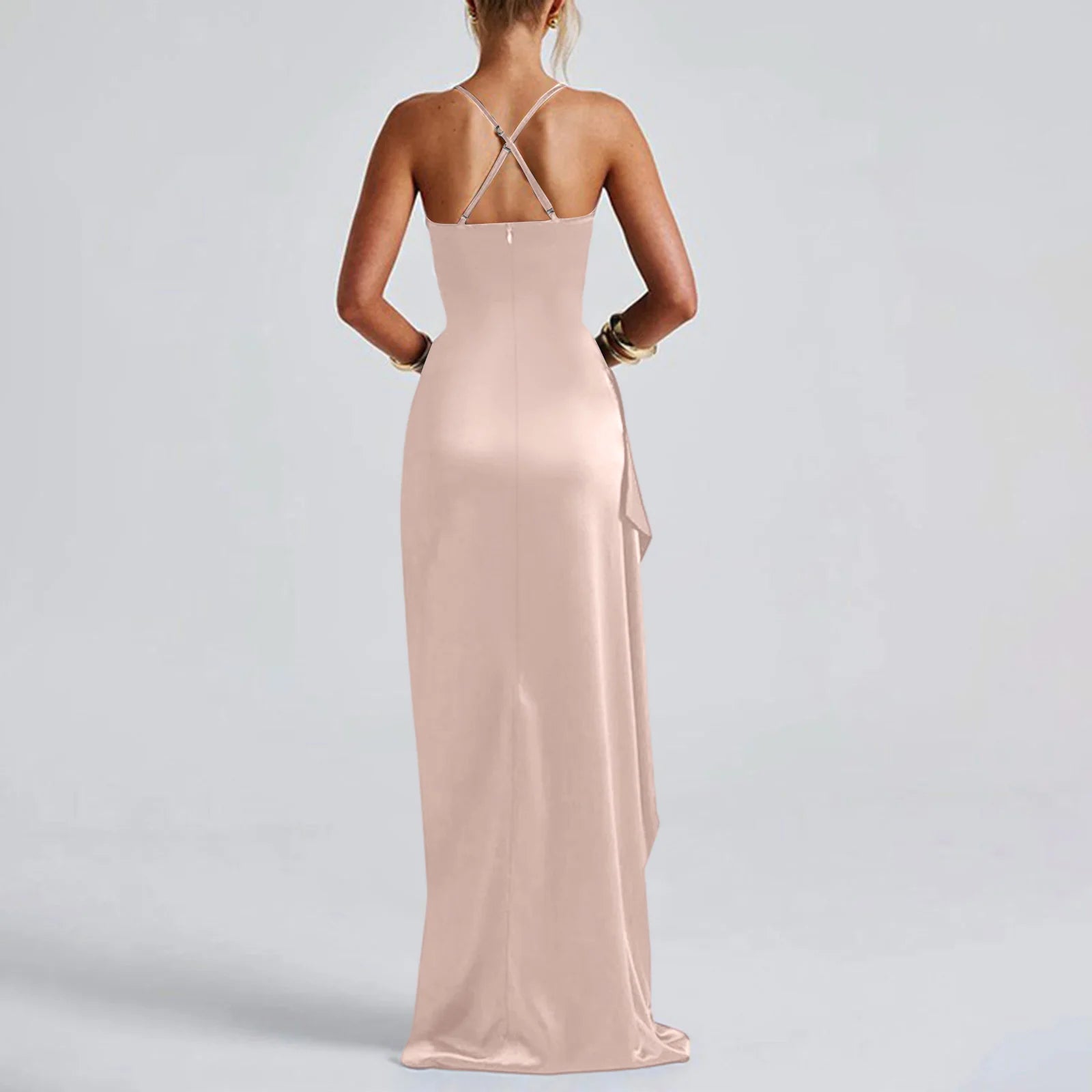 Exquisite Satin Ballroom Dress