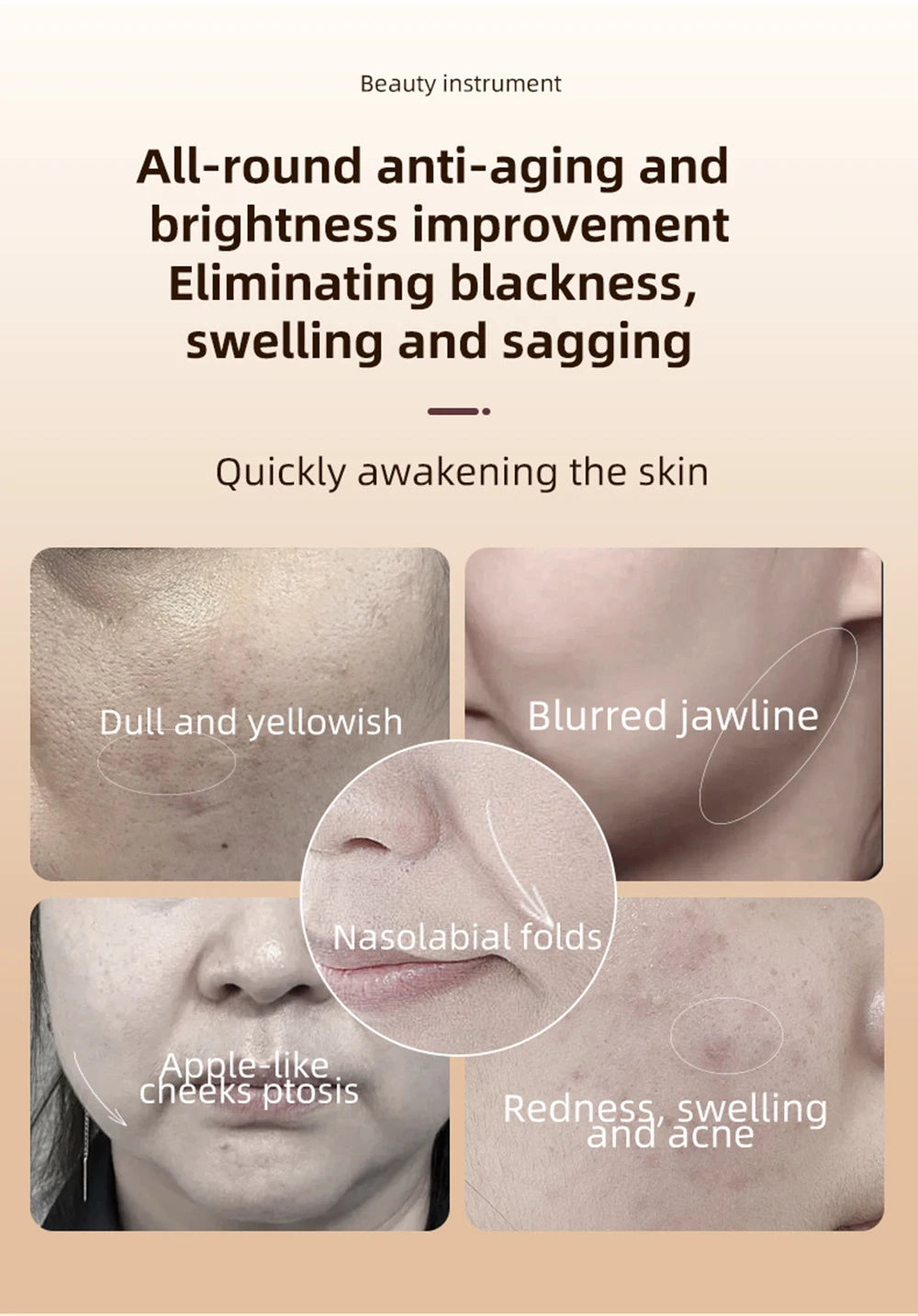 360 Rotation Roller Face Lifting Machine