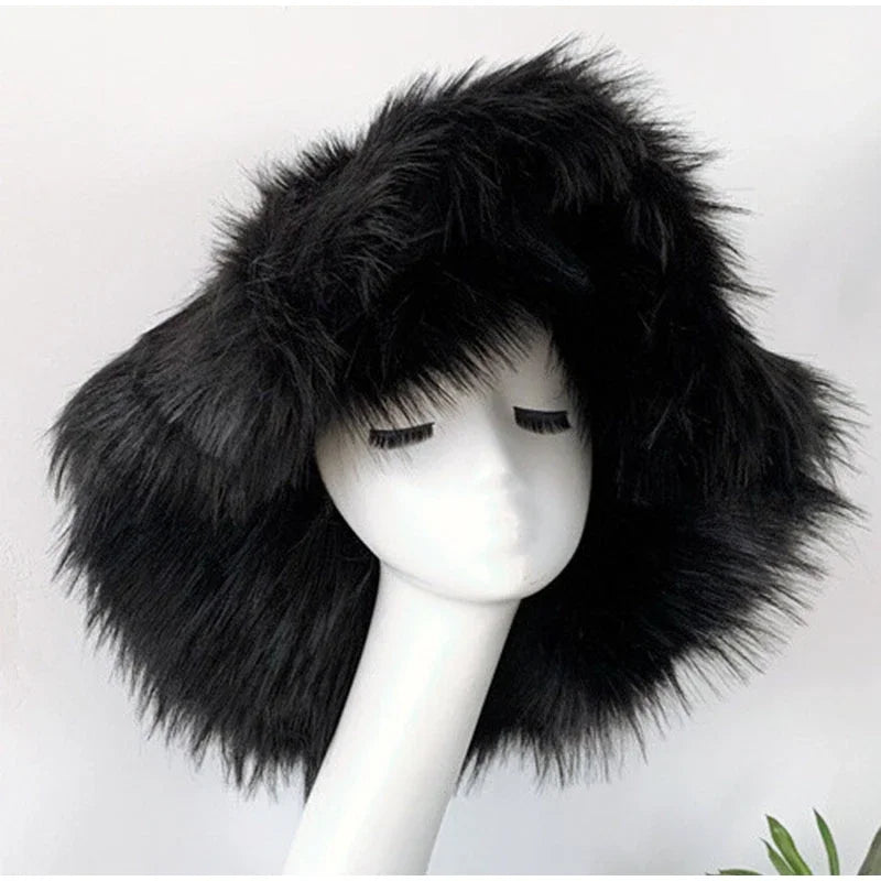 Fashionable Fur Bucket Hats