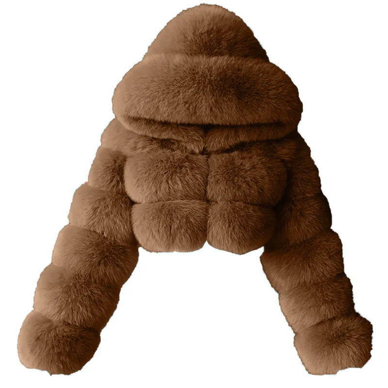 Fashionable Fur Winter Coat