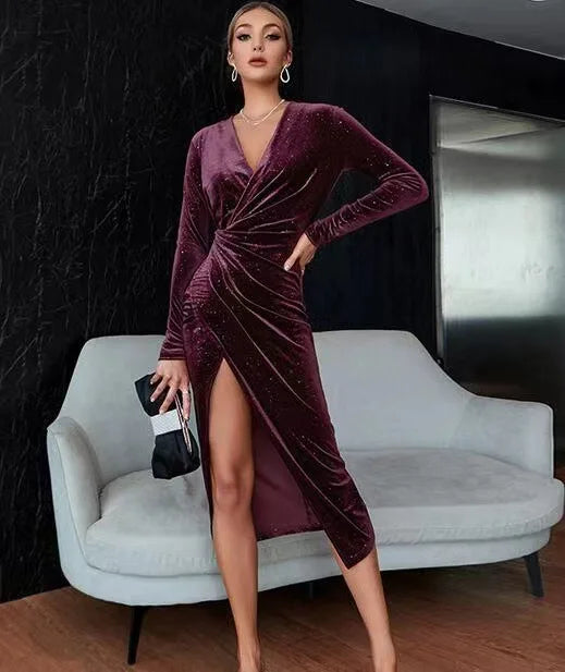 Luxury Long Sleeve Dress