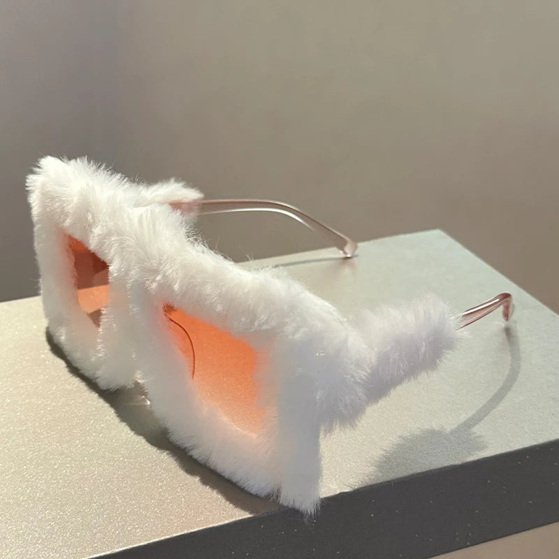 Furry Square Shades