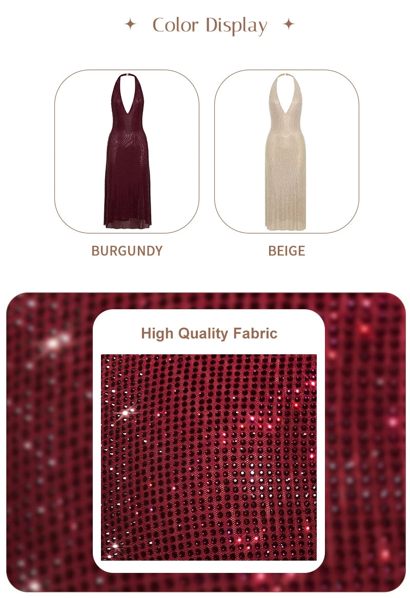 Classy Rhinestone Dress ￼