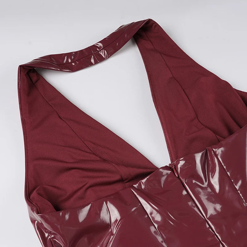 Leather Bodycon Dress