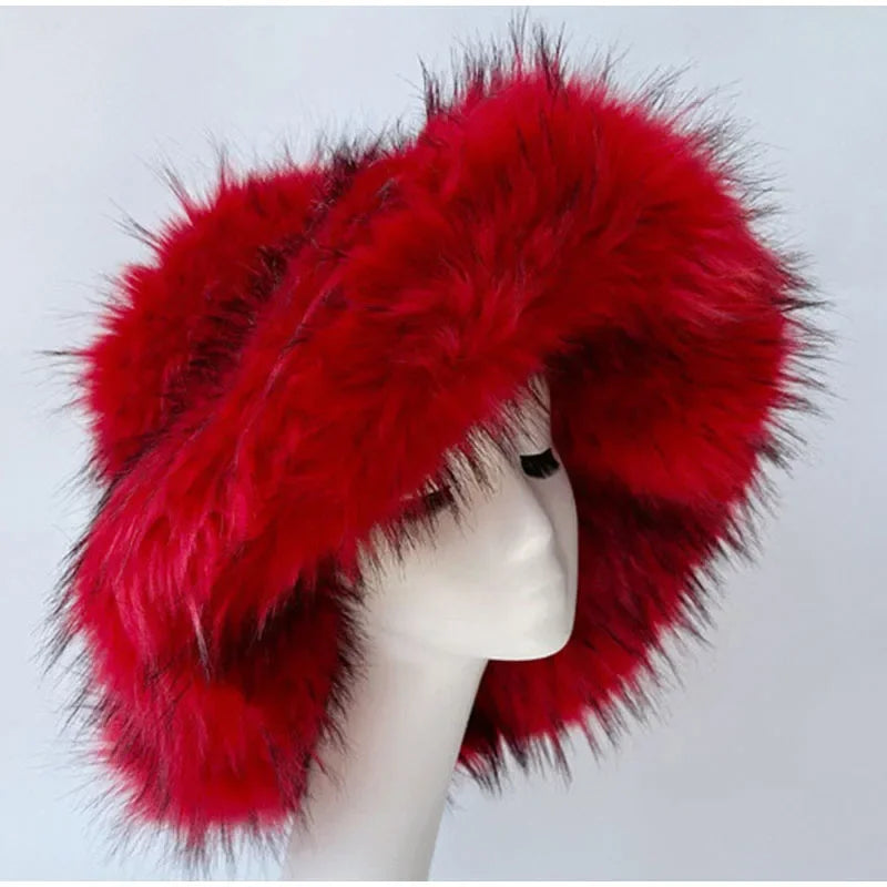 Fashionable Fur Bucket Hats