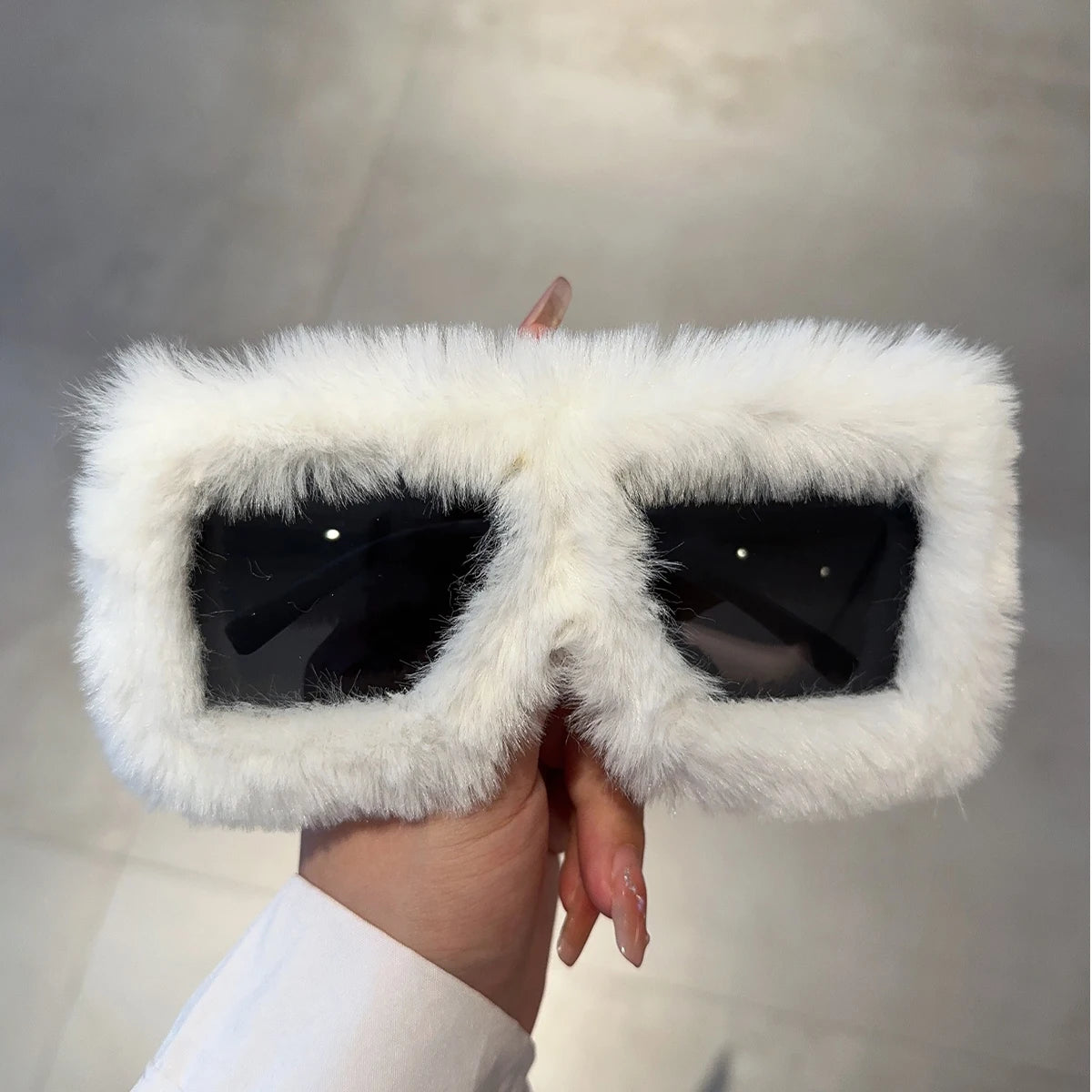 Furry Square Shades