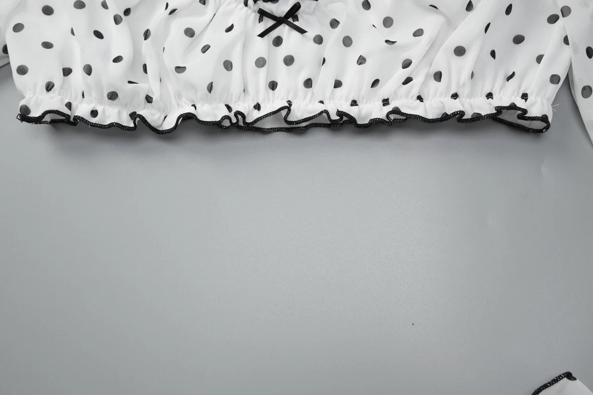 Polka Dot Print 2 Pieces Sets
