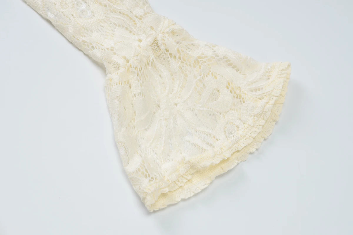 Elegant Lace Mini Dress