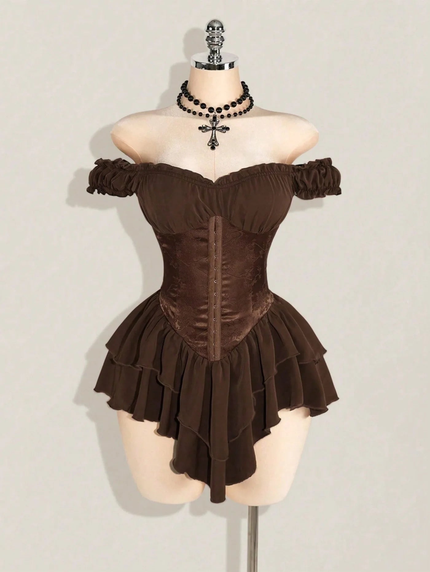 Cute Queen Style Short Dress