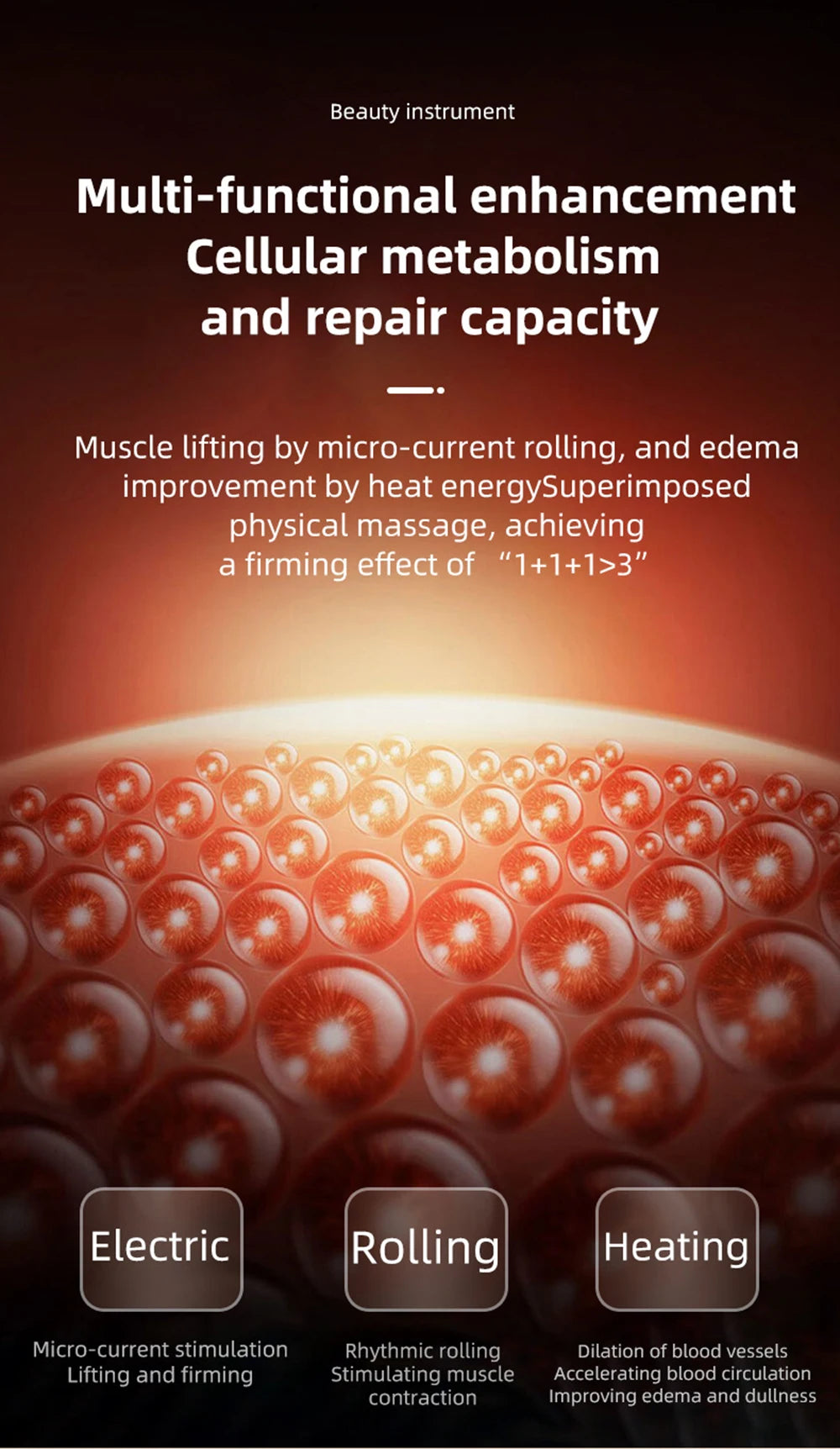 360 Rotation Roller Face Lifting Machine