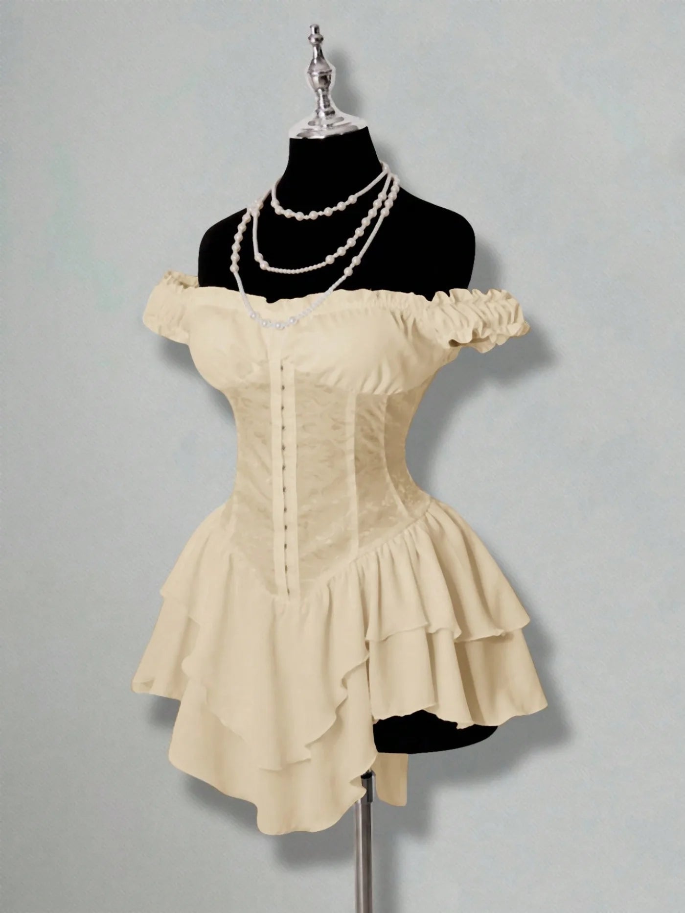 Cute Queen Style Short Dress