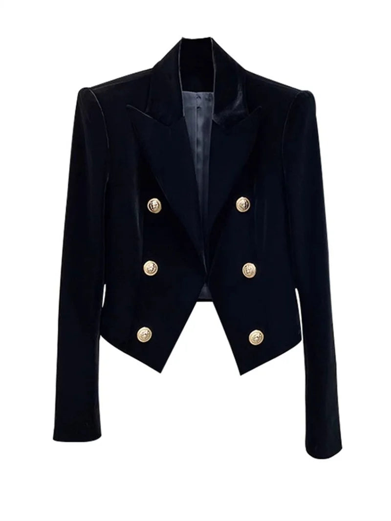 Business Velvet Coat