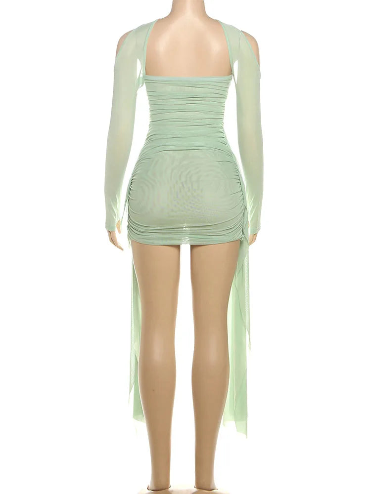 Thin Ribbons Tassel Dress