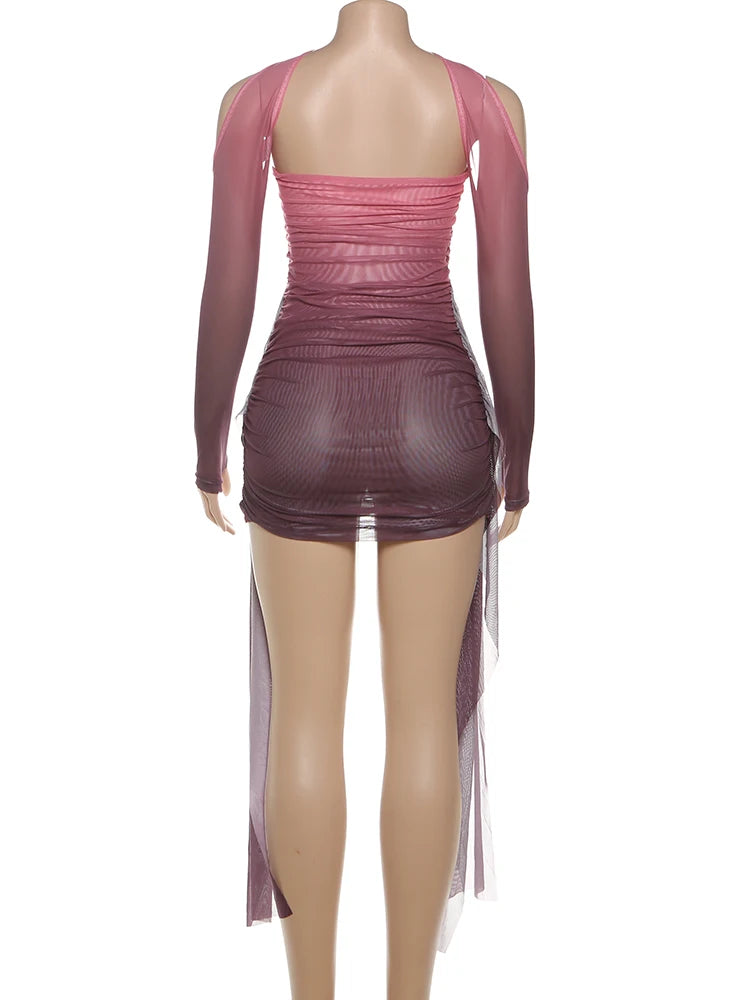 Thin Ribbons Tassel Dress