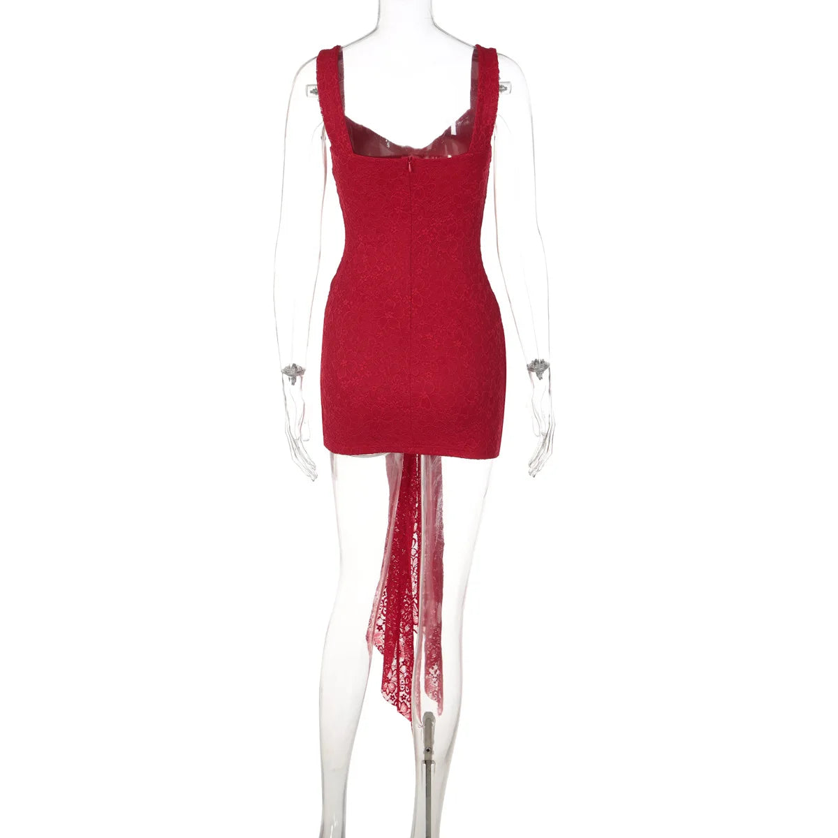 Classy Tie Up Lace Dress