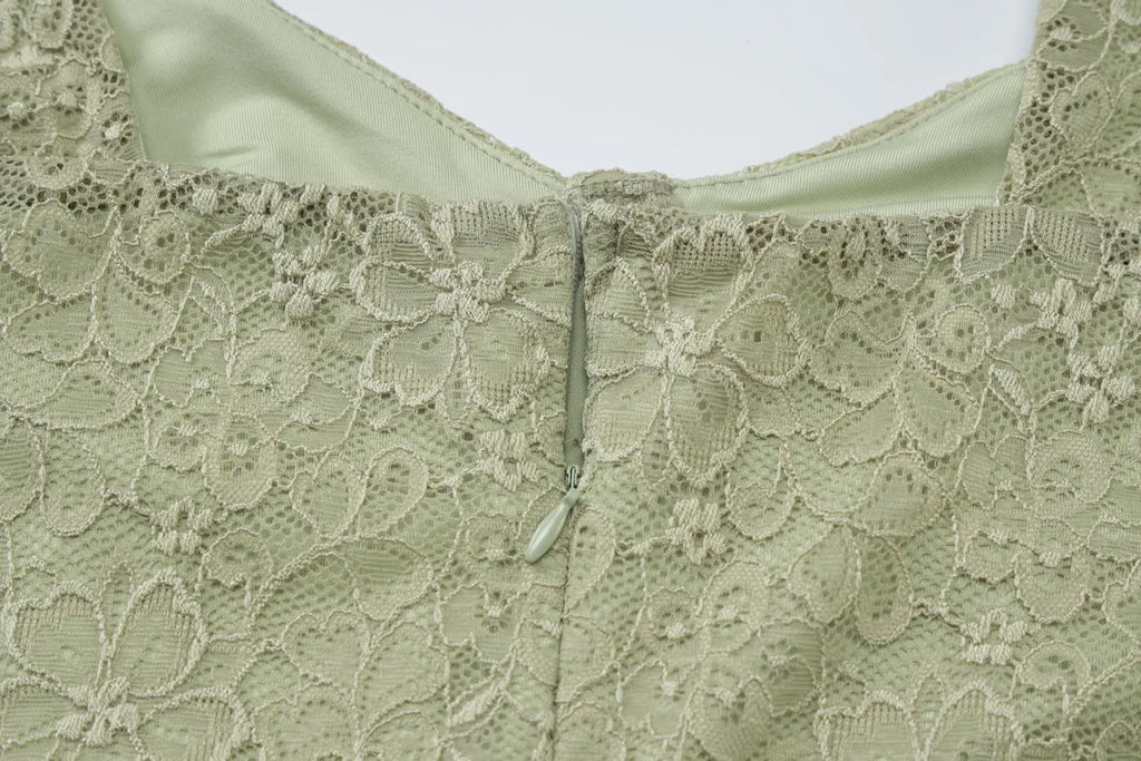 Classy Tie Up Lace Dress