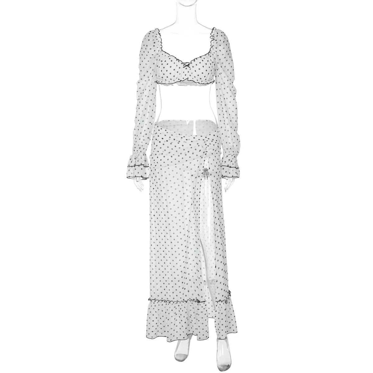 Polka Dot Print 2 Pieces Sets
