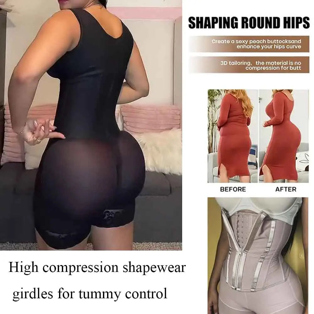 Full Body Shapewear Bodysuit for High Compression