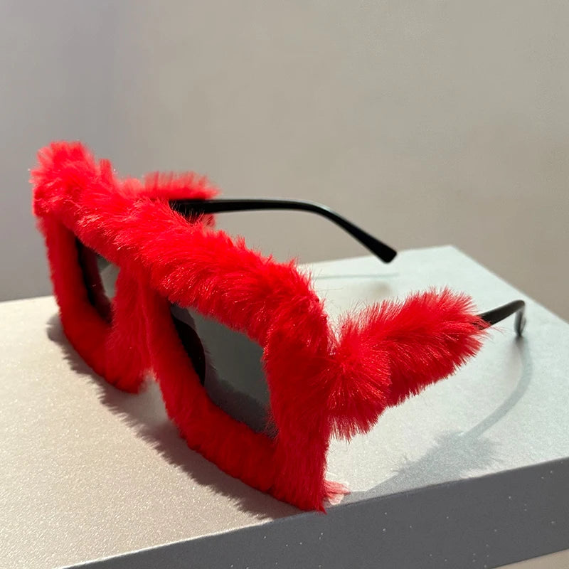 Furry Square Shades