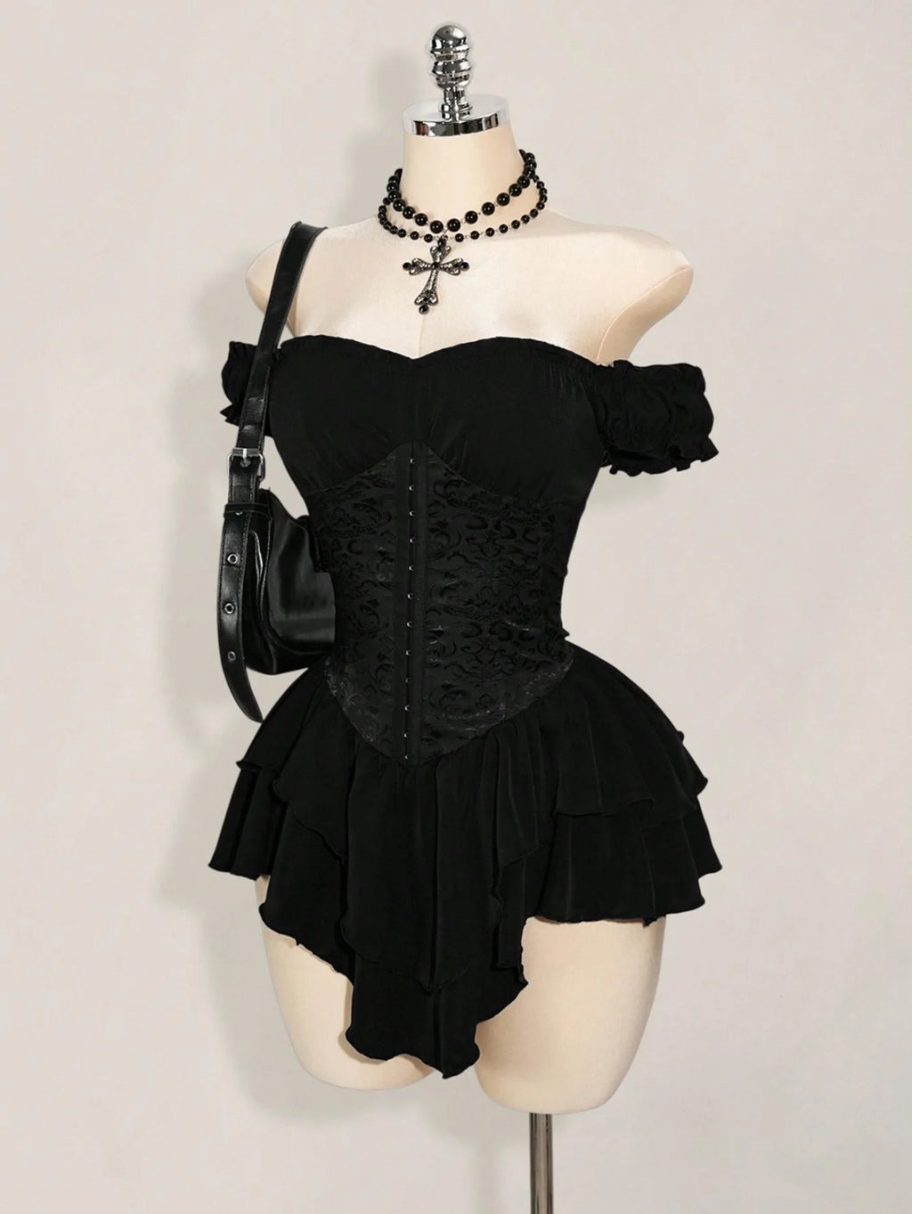 Cute Queen Style Short Dress