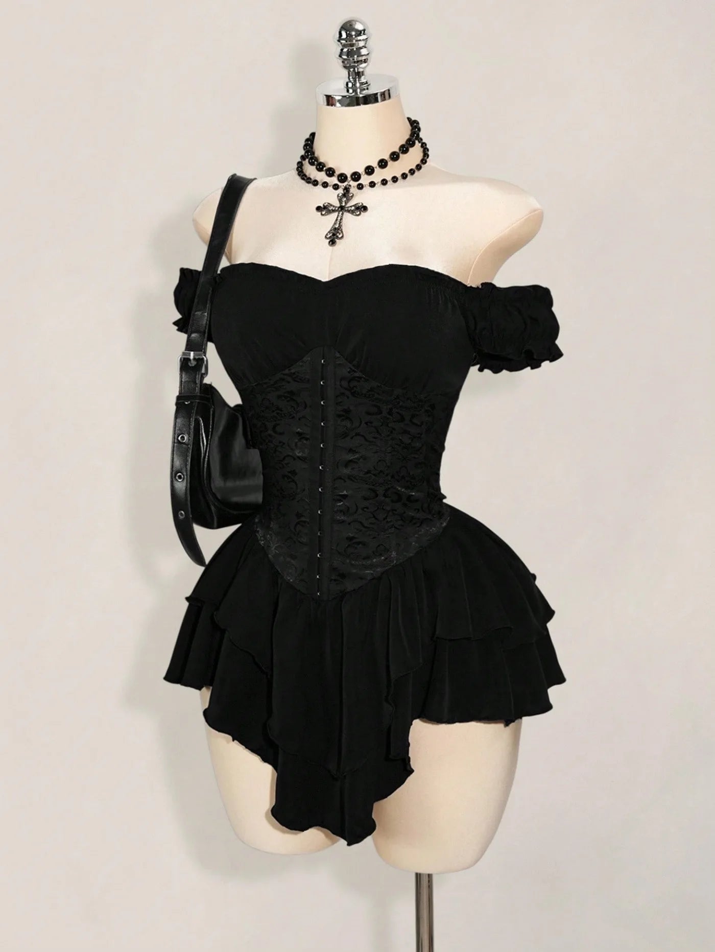 Cute Queen Style Short Dress