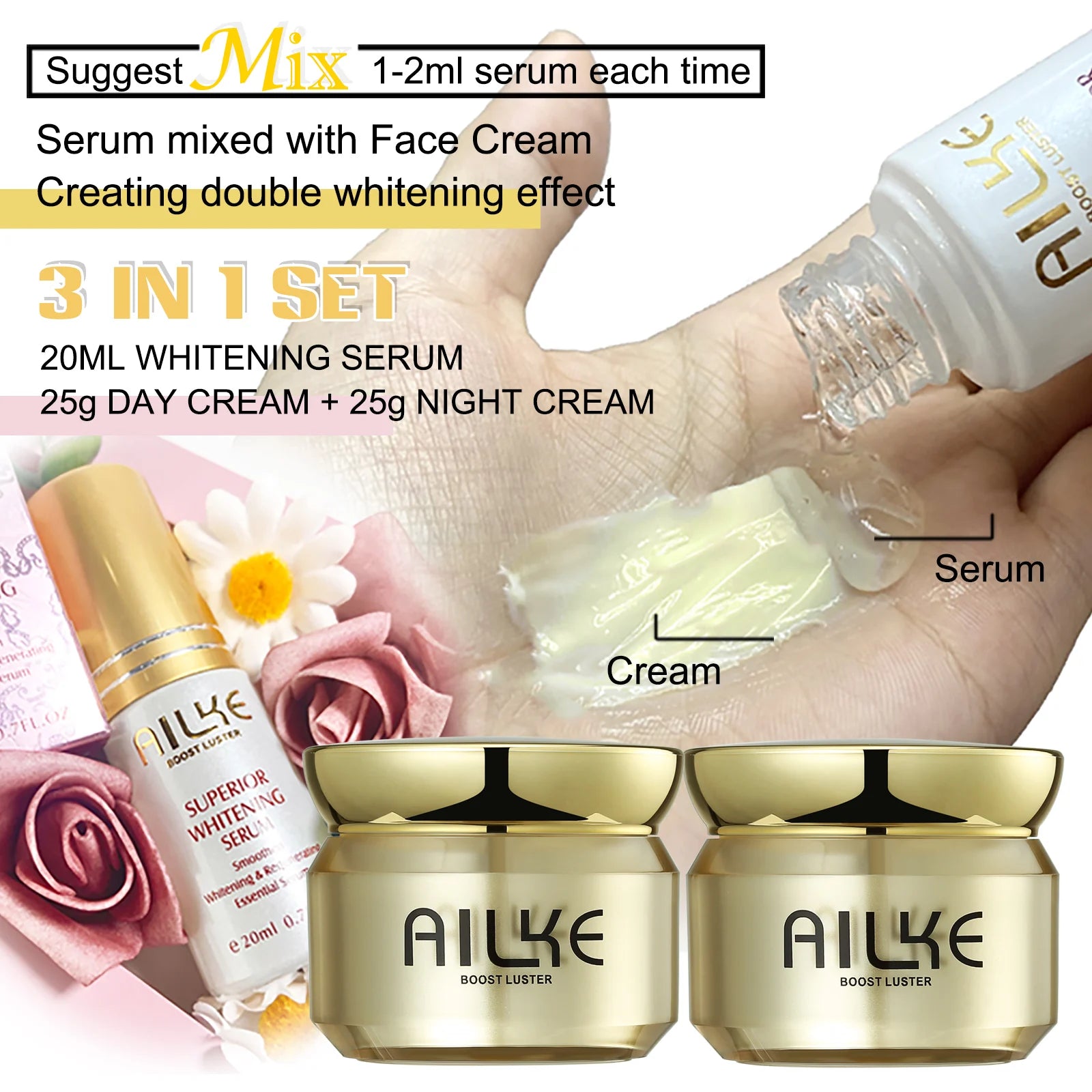 AILKE Dark Spot Corrector Bleaching Hydration Facial Cream