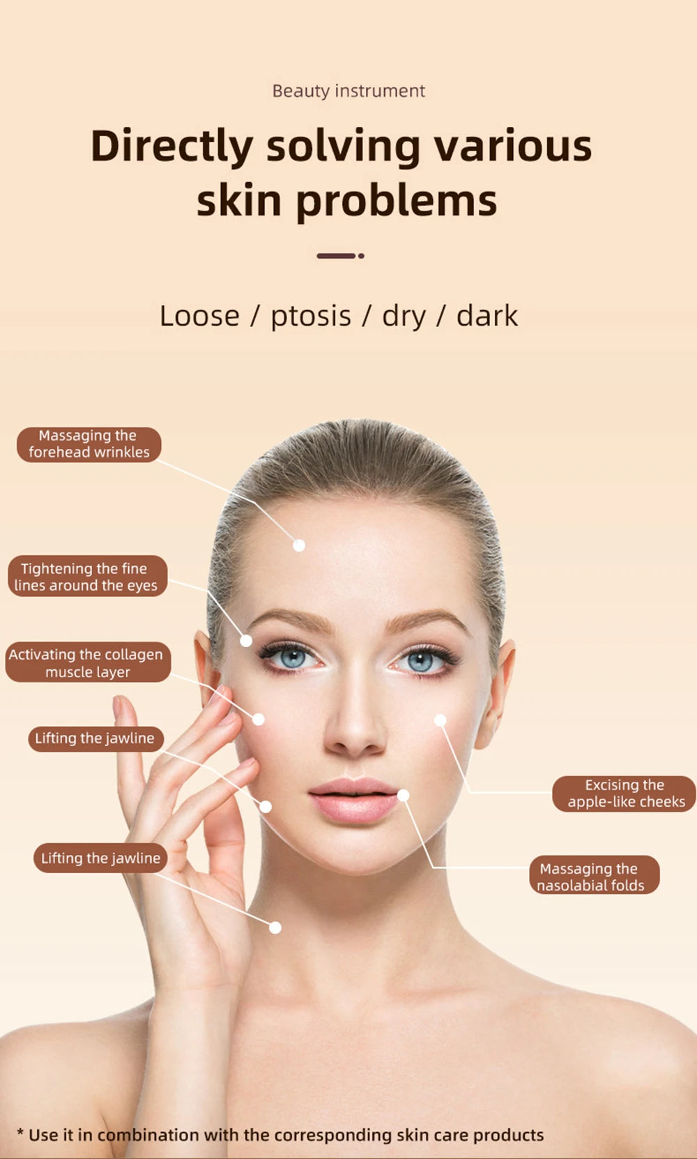 360 Rotation Roller Face Lifting Machine